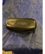 DKNY Eyeglass Case Semi-Hard With Zip Opening Black With Logo - $188.49 MXN