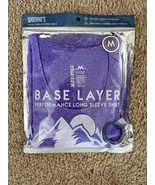 Base Layer Long Sleeve Womens Shirt Size medium Color Purple - $285.10 MXN