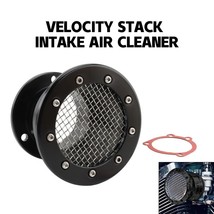 Motorcycle Velocity Stack Air Cleaner Black Air Filter Intake Fit for Harley - £73.34 GBP