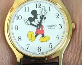 Disney Seiko Mens Mickey Mouse Watch! New! Retired! - £477.09 GBP