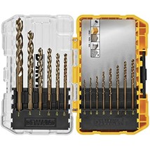 DEWALT Cobalt Alloy Steel Drill Bit Set with Pilot Point, 14-Piece (DWA1... - £60.22 GBP