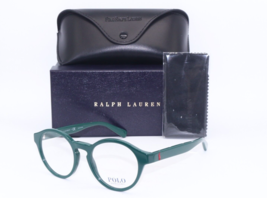 New Polo Ralph Lauren Ph 2243 5421 Round Green Authentic Frames Eyeglasses 59-19 - £76.63 GBP