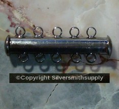 5 Strand magnetic Gunmetal black plated clasp create multi strand jewelry FPC024 - £2.08 GBP