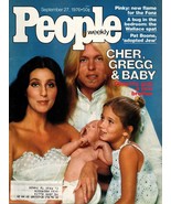 People Magazine September 27, 1976 Cher, Gregg &amp; Baby Chastity gets new ... - £6.04 GBP