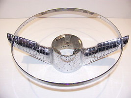 1955 DESOTO STEERING WHEEL HORN RING OEM #1616766 FIREDOME FIREFLITE SPO... - $202.48