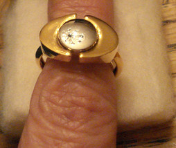 Avon New Dimension Ring Siz Medium Modernist Art Deco Original Box Nos Vtg 1970s - £19.74 GBP