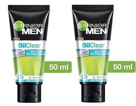 Garnier Men Oil Clear Face Wash, 50gm (pack of 2) free shipping world - £20.08 GBP