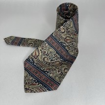 Bill Blass Paisley Tie Mens Necktie Classic Vintage Geometric Silk - $18.00