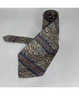 Bill Blass Paisley Tie Mens Necktie Classic Vintage Geometric Silk - $24.61 CAD
