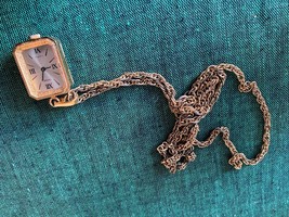 Vintage Costume Jewelry Watch Pendant TRIFARI 17 Jewels - $39.99