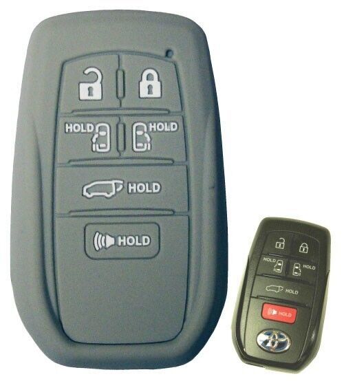 Keyless Entry Rubber Key Fob Remote Cover Fits Toyota Sienna 2022 2023 2... - $8.90