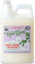 Rebel Green USDA Organic HE Liquid Fresh Laundry Detergent - Natural &amp; Hypoaller - £34.87 GBP