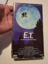 E.T. The Extra-Terrestrial (VHS Tape) Black Green Tape 1982 1980s Vintage Movie - £10.95 GBP