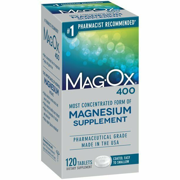120 count!! Mag-Ox 400 Magnesium Mineral Supplement, 483 mg Magnesium Oxide..+ - $29.69