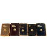 Series of Five Vintage William Shakespeare Pocket Size Books leather cov... - £98.15 GBP