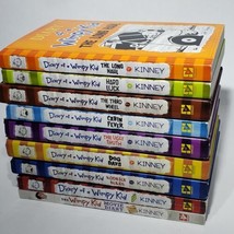 Lot of 9 Diary of a Wimpy Kid #1 2 4-9 + Movie DIary  4 HC &amp; 5 PB Books Kinney - £30.46 GBP