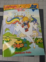 Rainbow Brite Falls Coloring Sticker Book 2004 Scholastic - $34.95