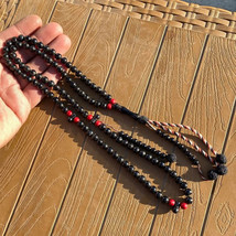 ANTIQUE ARAB 8 mm 100 beads Black Coral Prayer beads Yusr yemen coral يسر مكاوي - £146.25 GBP