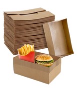 Deayou 50-Pack Kraft Paper Food Trays, 4 Corner Pop Up Food Containers,,... - $39.98