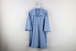 Nike Golf Mens Large Distressed Striped Travis Scott Mini Swoosh Polo Shirt - $644.50 MXN