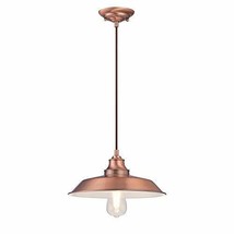 Pendant Light Washed Copper Finish Indoor Ceiling Lighting Single LED 1-Light - £63.77 GBP