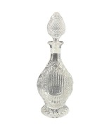 Vintage Hofbauer Byrdes Crystal Decanter Clear Glass Decorative Pattern ... - $51.56 CAD