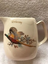 West Highland Pottery-Dunoon-jug/pitcher-Rothesay-4” To spout-Scotland-pheasant - £23.60 GBP