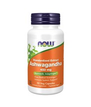 Now Foods Ashwagandha Standardized Extract Dietary Supplement 450 mg 90 ... - £23.73 GBP