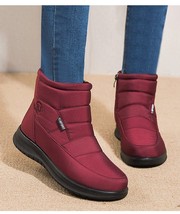 New Women Boots Thickening Plus Velvet Winter Fashion Warm Short Boots Cotton Sh - £29.49 GBP