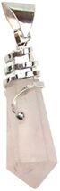 Rose Quartz Spiral Wrap Pendant! - $11.83