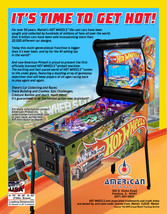 Hot Wheels American Pinball Game Flyer Brochure Ad - $18.99