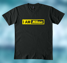 I AM NIKON Logo Digital Camera T Shirt Black S-5XL - £16.47 GBP+