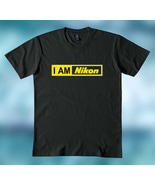 I AM NIKON Logo Digital Camera T Shirt Black S-5XL - £16.51 GBP+