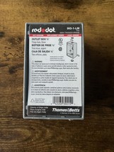 Red Dot Thomas &amp; Betts Outlet Box Three Hole Silver 1/2&quot; IH3-1LM - $7.92