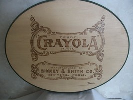 Hand-Carved, Hand Painted Wood Carving representing Crayola (#0471) - $44.99