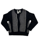 Joe&#39;s Jeans Collection Men Egan Jacquard Sweater Black White Size L $198 - $42.87