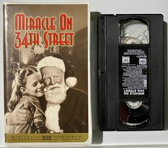 Miracle On 34th Street VHS Christmas Movie 1947 Tested - £2.30 GBP