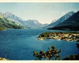 Townsite Waterton Lakes Park Canada Postcard PC6 - £4.00 GBP