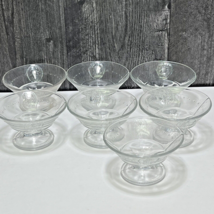 7 EAPG Venus And Cupid Footed Berry Bowls 3.75&quot;Antique Glass￼ 1880s - $108.90