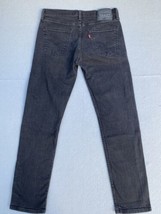 Levis Jeans 30x29 Black Denim Tapered Leg Stretch Tag 29x32 - £20.92 GBP
