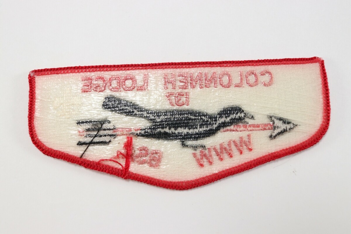 Vintage Colonneh Lodge 137 OA Order Arrow WWW Boy Scouts America Flap Patch A Item image 3