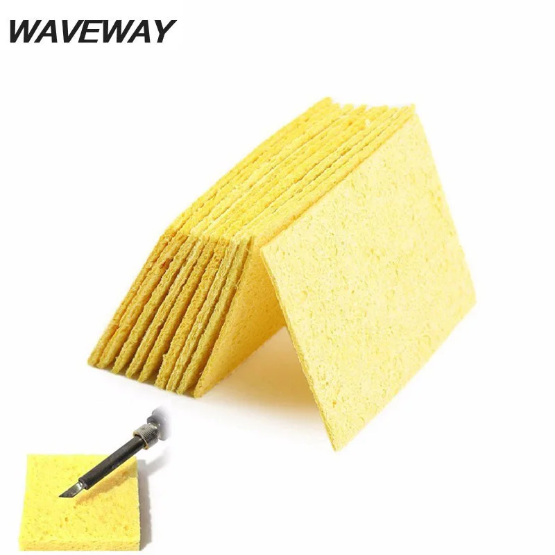 5/10/20 Pcs Yellow High Temperature Resistant Cleaning Sponge for Electr... - £127.44 GBP