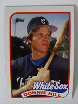 1989 Topps Donnie Hill Chicago White Sox Wrong Back Error Baseball Card - £2.35 GBP