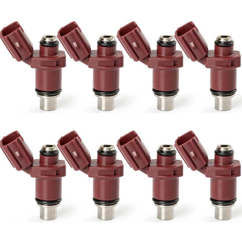 8PCS Engine Replacement Fuel Injectors For Yamaha Outboard 80 BEL 75 90HP 4 - £99.48 GBP