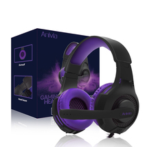 Gaming Overear Headset Headphones with Noise Cancelling Microphone - £23.80 GBP