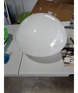 18&quot; X 18&quot; X 12 1/2&quot; HIGH Large White Hanging or Fixed Lamp Globe - $200.65 CAD