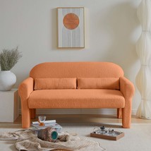 Modern Boucle Loveseat: Living Room Video - £292.81 GBP