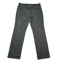 Bandolino Women&#39;s 16 Black Straight Leg Denim Jeans - $21.99