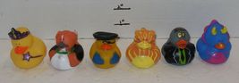 Lot of 6 Bath time rubber duckies - $14.80
