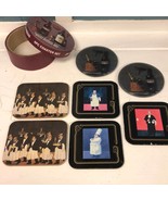 Lot of coasters Guy Buffet &amp; Tuscan cellars set - $320.43 MXN